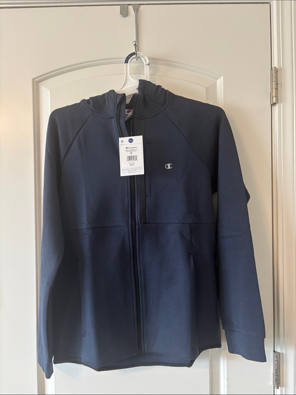 Champion Men’s Navy Zip-Up Hoodie Jacket